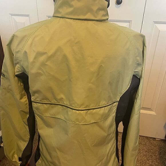 Columbia Womens Medium Light Green Full zip Rain Jacket - Picture 3 of 5